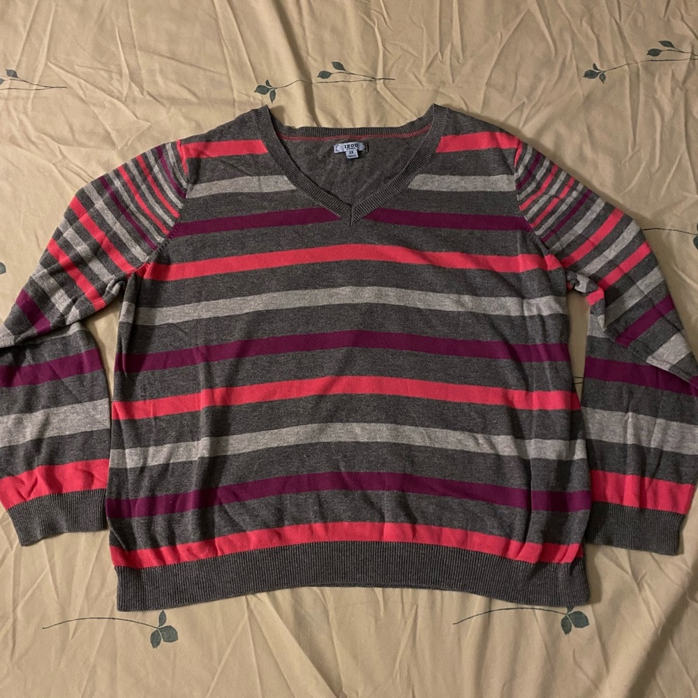 Izod Striped Long Sleeve